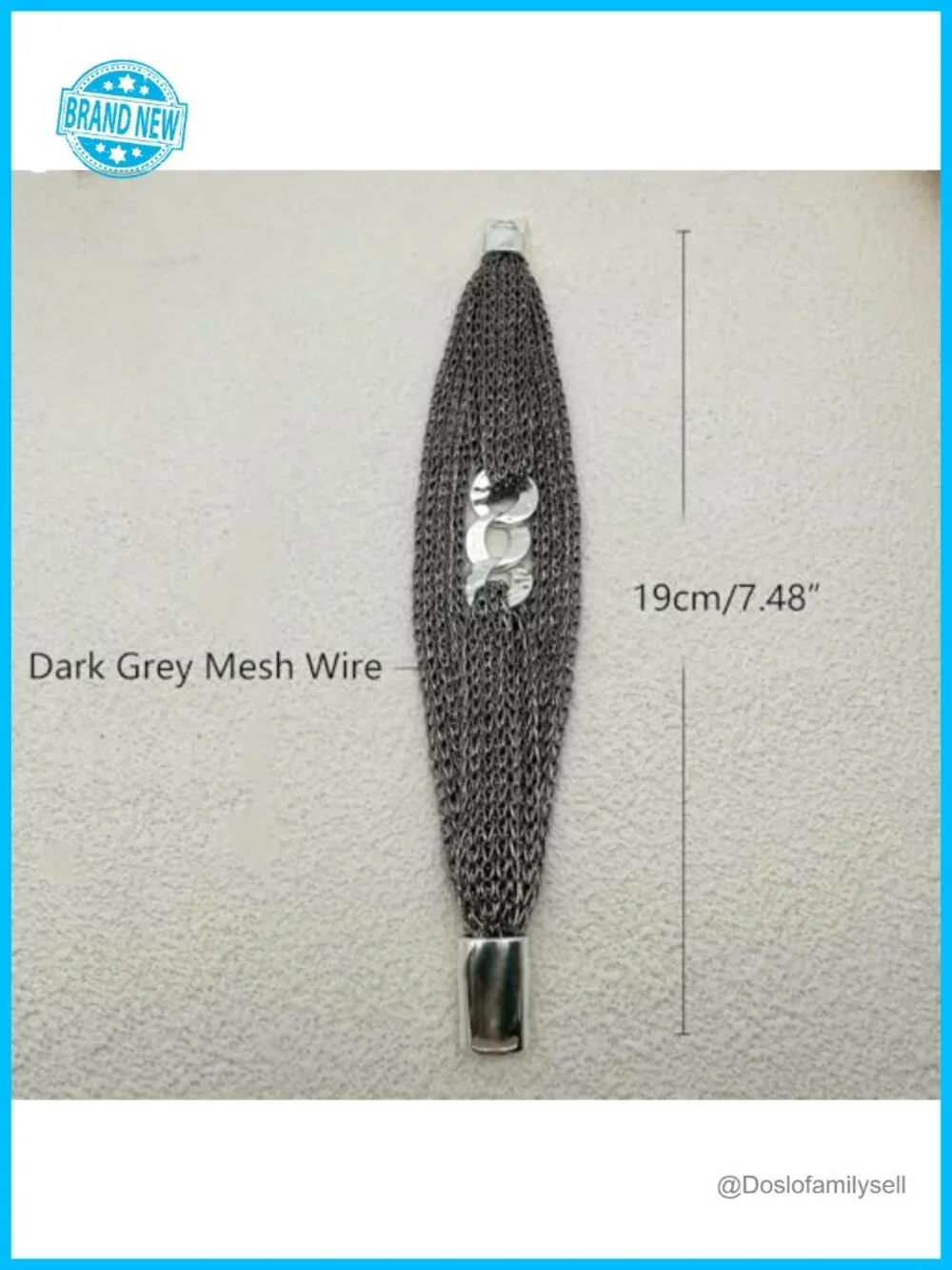 Multi Chain Mesh Wrap Bracelet for Women